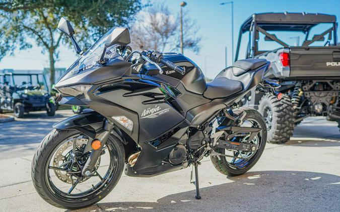 2026 Kawasaki Ninja® 500 ABS Metallic Flat Spark Black