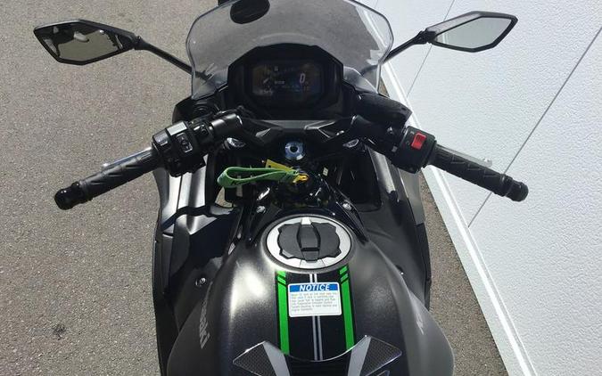 2024 Kawasaki Ninja® 650 Metallic Matte Graphenesteel Gray/Ebony
