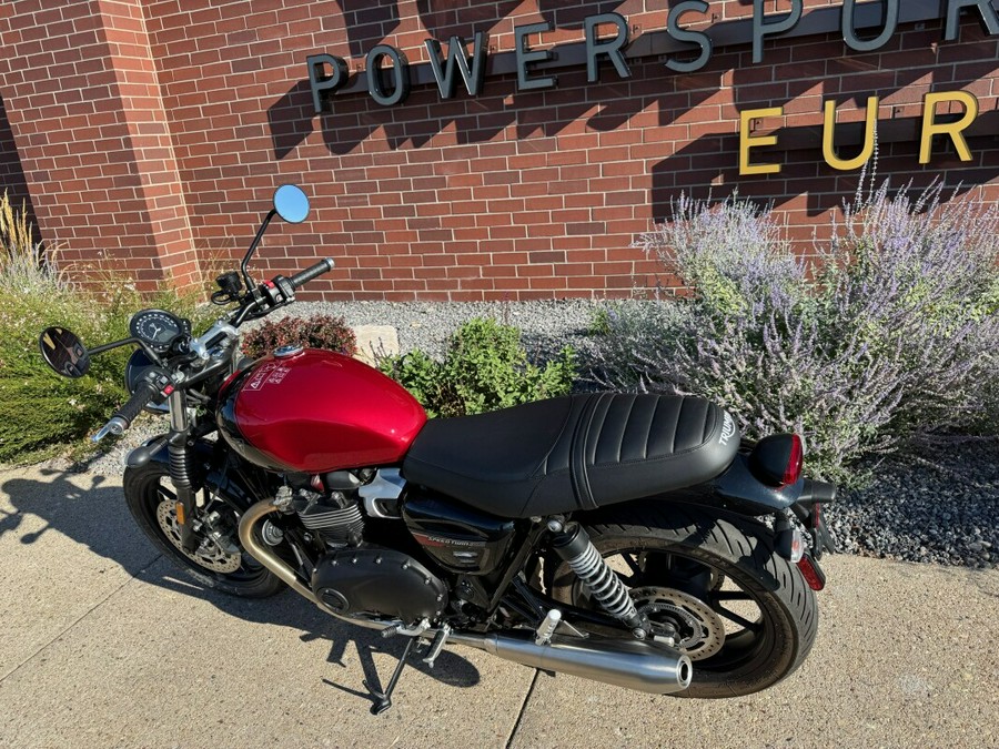 2024 Triumph Speed Twin 900 Stealth Edition - Sapphire Green/ Silver Green