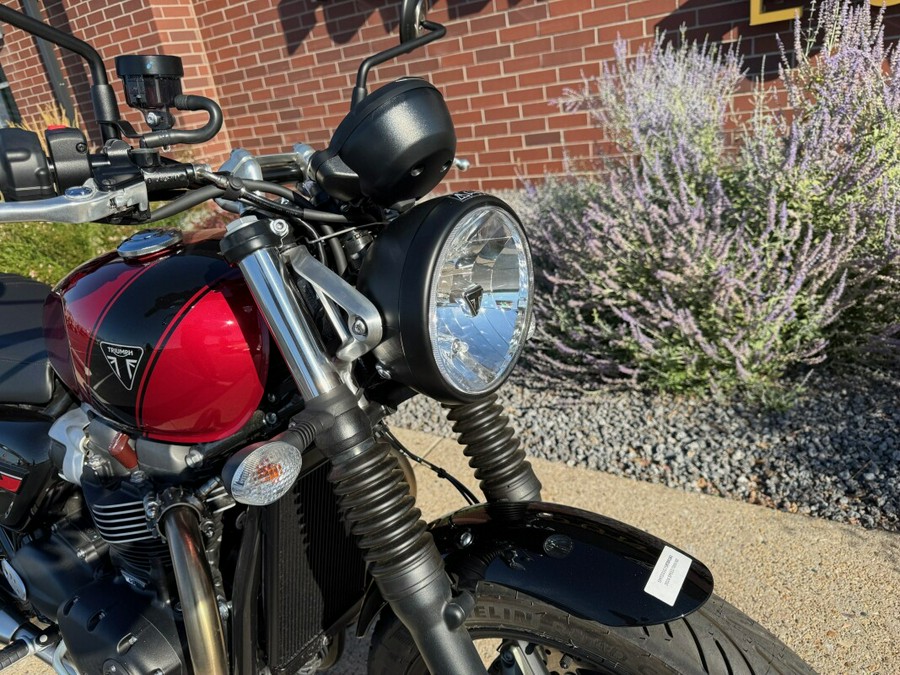 2024 Triumph Speed Twin 900 Stealth Edition - Sapphire Green/ Silver Green