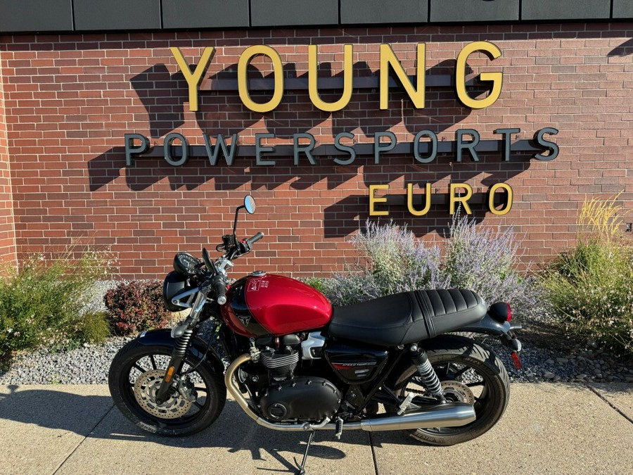 2024 Triumph Speed Twin 900 Stealth Edition - Sapphire Green/ Silver Green