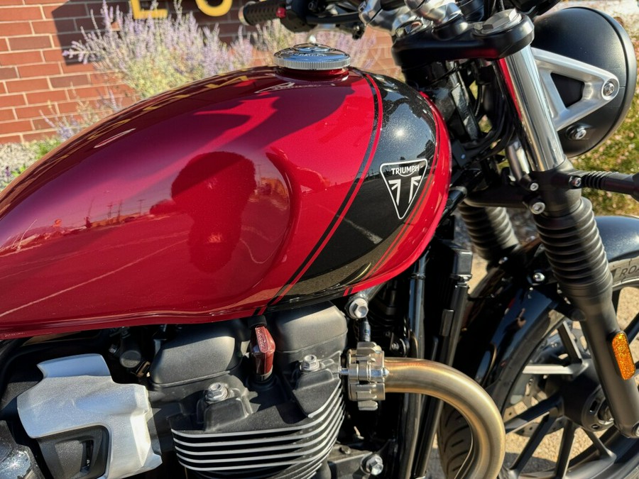 2024 Triumph Speed Twin 900 Stealth Edition - Sapphire Green/ Silver Green