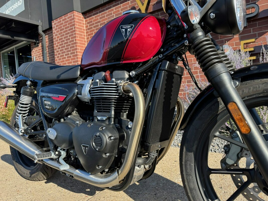 2024 Triumph Speed Twin 900 Stealth Edition - Sapphire Green/ Silver Green