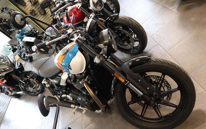 2026 Triumph Speed Twin 900 Pure White/Maui Blue/Tangerine Orange