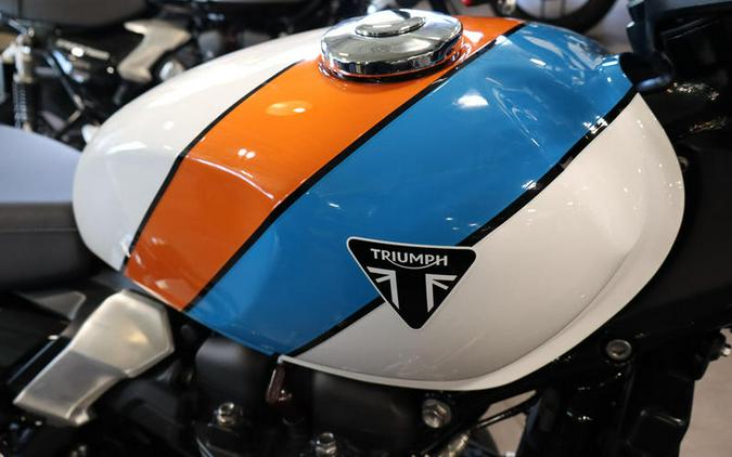 2026 Triumph Speed Twin 900 Pure White/Maui Blue/Tangerine Orange