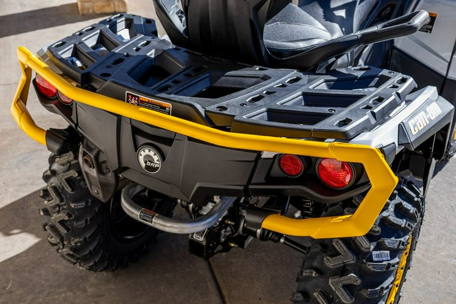 New 2024 CAN-AM OUTLANDER MAX XT-P 1000R HYPER SILVER & NEO YELLOW