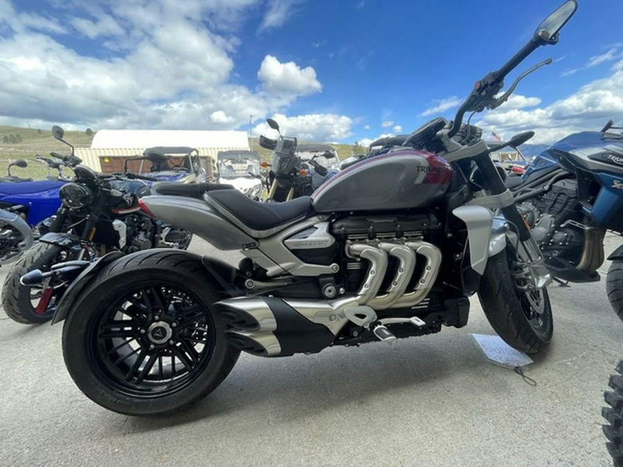 2023 Triumph Rocket 3 R Silver Ice Cranberry Red