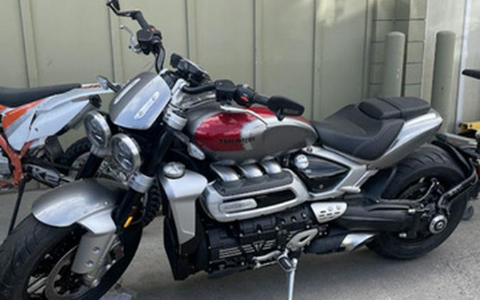 2023 Triumph Rocket 3 R Silver Ice Cranberry Red