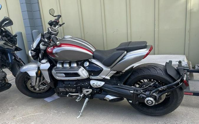 2023 Triumph Rocket 3 R Silver Ice Cranberry Red