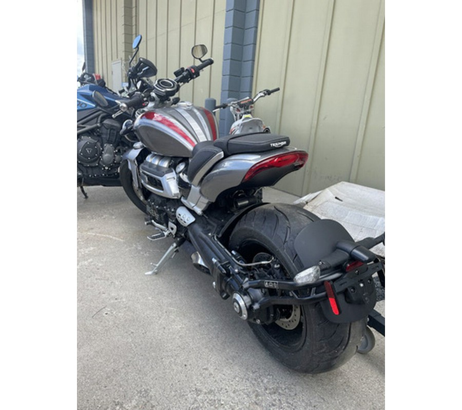 2023 Triumph Rocket 3 R Silver Ice Cranberry Red