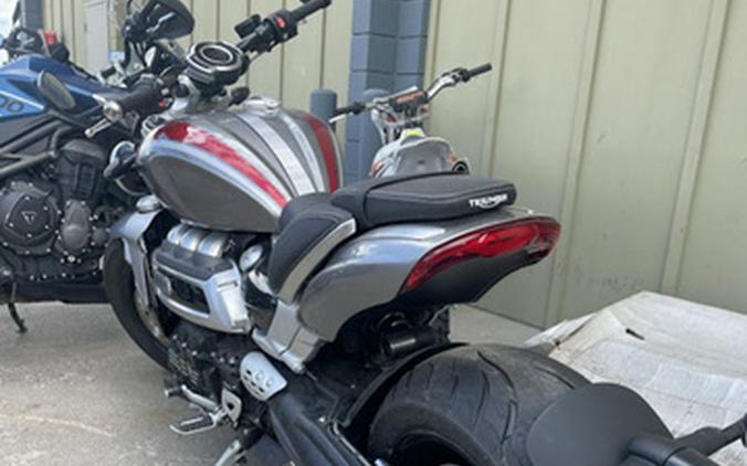 2023 Triumph Rocket 3 R Silver Ice Cranberry Red