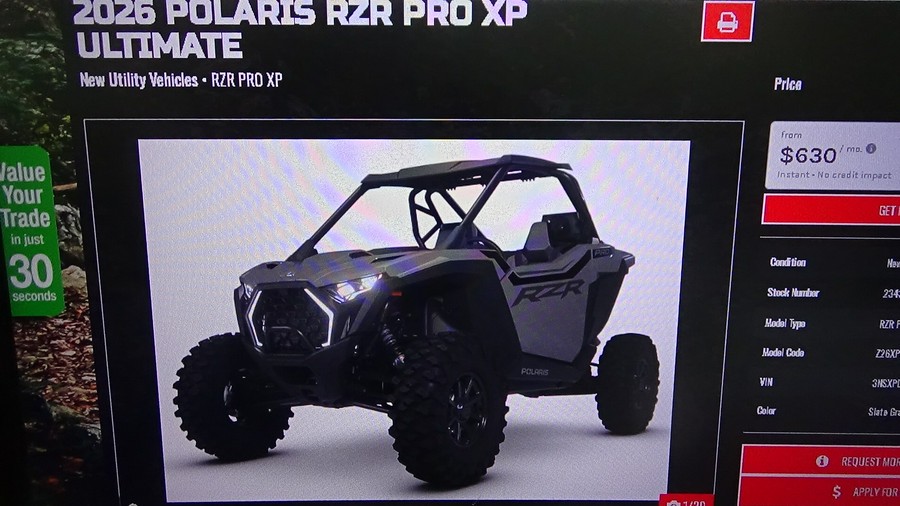 2026 Polaris RZR PRO XP Ultimate