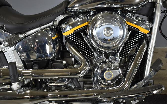 2025 Harley-Davidson Fat Boy Gray Ghost Reflection