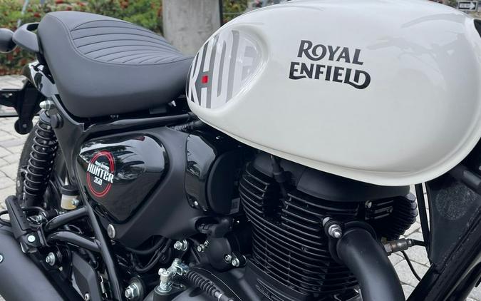 2023 Royal Enfield Hunter 350 Dapper White