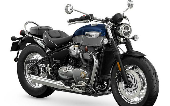 2024 Triumph Bonneville Speedmaster Pacific BlueSilver Ice