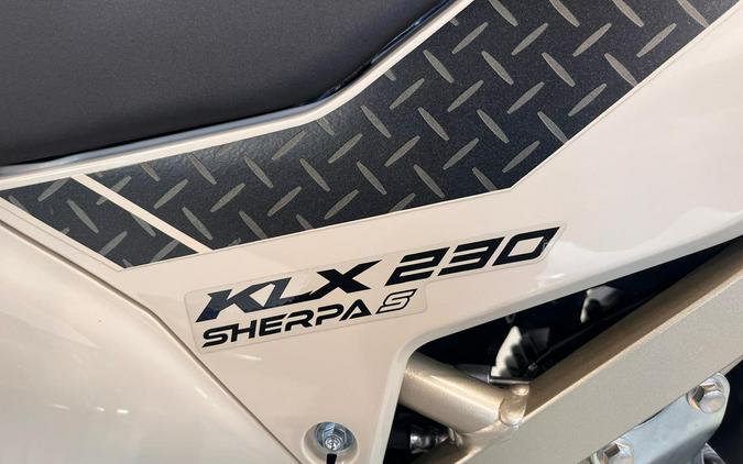 2026 Kawasaki KLX230 SHERPA S ABS Whitish Beige