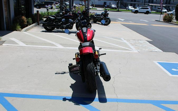 2025 Indian Motorcycle® 101 Scout® Sunset Red Metallic with Graphics