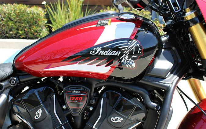 2025 Indian Motorcycle® 101 Scout® Sunset Red Metallic with Graphics