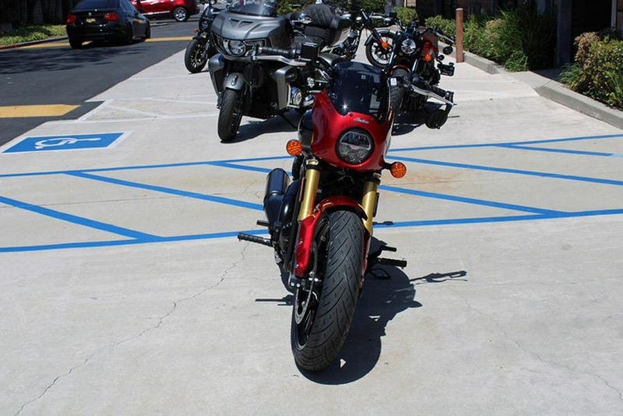 2025 Indian Motorcycle® 101 Scout® Sunset Red Metallic with Graphics