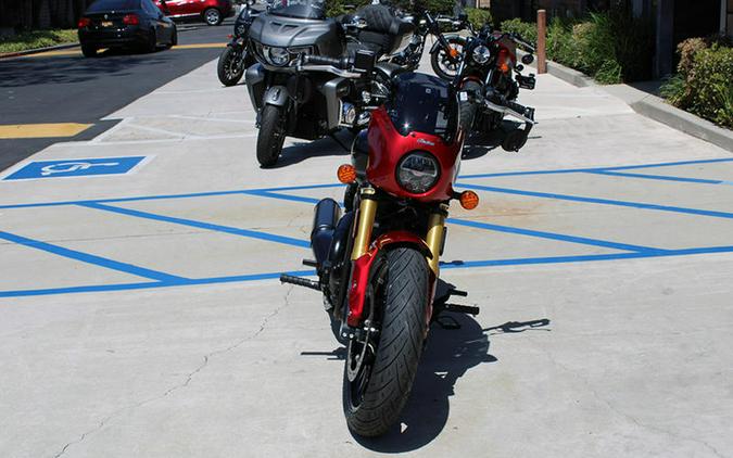 2025 Indian Motorcycle® 101 Scout® Sunset Red Metallic with Graphics