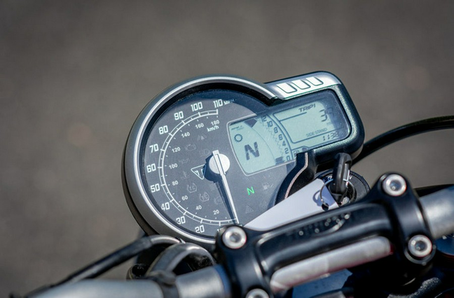 2025 Triumph Speed 400 Carnival Red Storm Grey