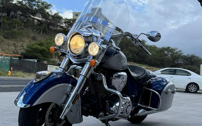 2017 Indian Motorcycle® Springfield™ Blue Sapphire Over Star Silver