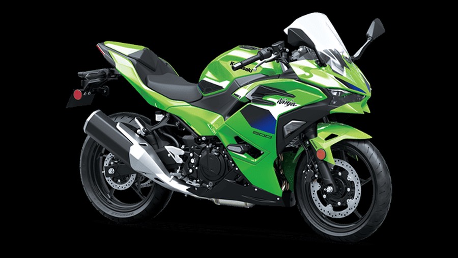 2026 Kawasaki Ninja 500 SE ABS Metallic Yellowish GreenEbony