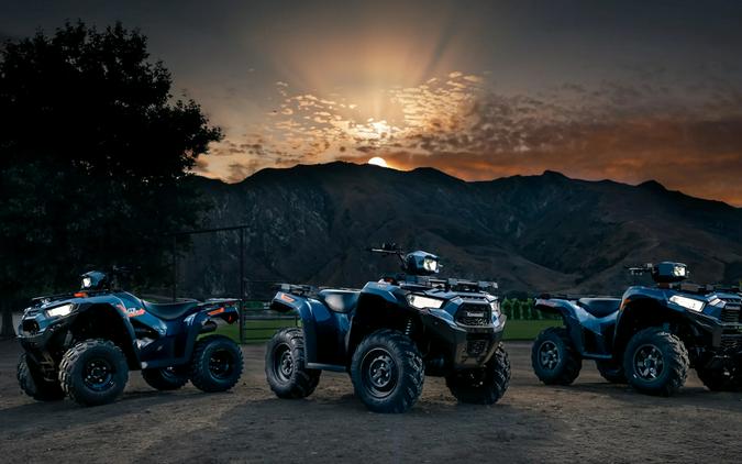 2026 Kawasaki Brute Force 450 4X4 EPS Grayish Blue - 111679