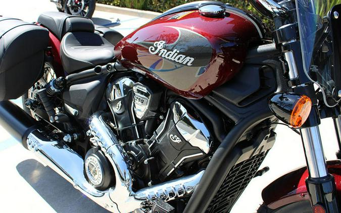 2025 Indian Motorcycle® Super Scout® Maroon Metallic with Graphics