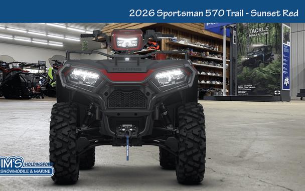 2026 Polaris Sportsman® 570 Trail - Sunset Red