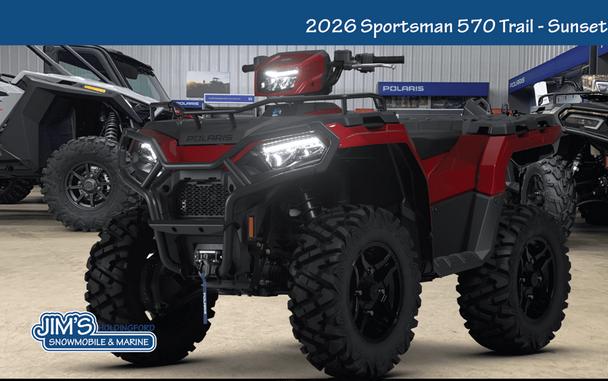 2026 Polaris Sportsman® 570 Trail - Sunset Red