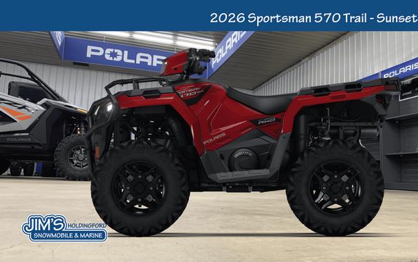 2026 Polaris Sportsman® 570 Trail - Sunset Red