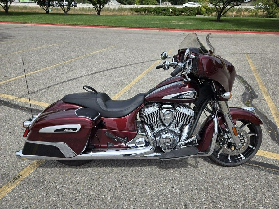 2024 Indian Motorcycle® Chieftain® Limited with Powerband Audio Package Maroon Metallic/Graphics