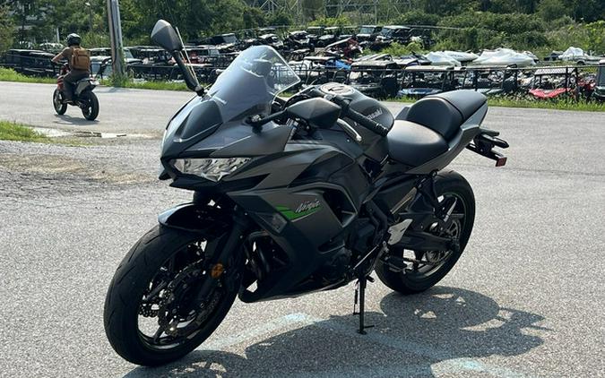 2024 Kawasaki Ninja 650 ABS Metallic Matte Dark Gray/Metallic Spark Black