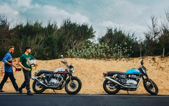 2022 Royal Enfield Int650 Ventura Blue