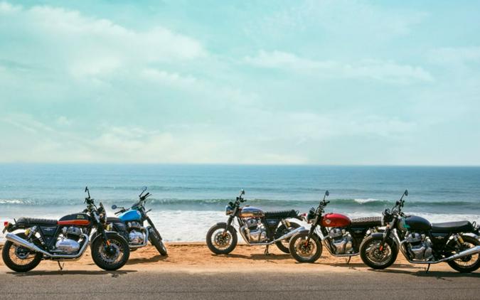 2022 Royal Enfield Int650 Ventura Blue