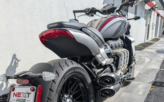 2022 Triumph Rocket 3 R Silver Ice Cranberry Red