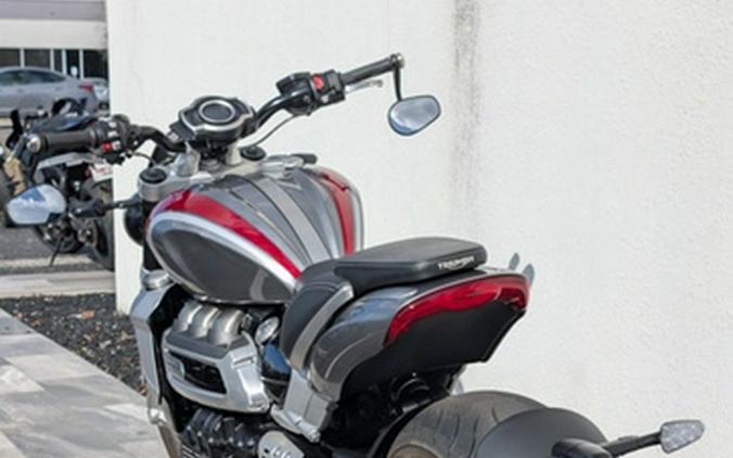 2022 Triumph Rocket 3 R Silver Ice Cranberry Red