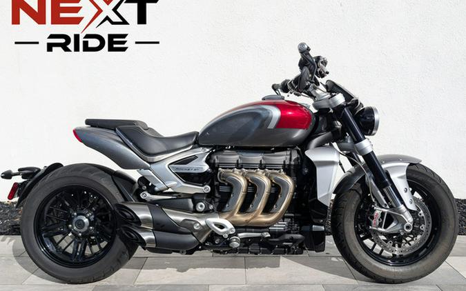 2022 Triumph Rocket 3 R Silver Ice Cranberry Red