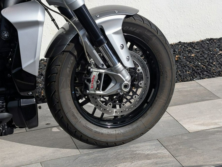 2022 Triumph Rocket 3 R Silver Ice Cranberry Red