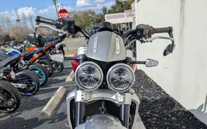 2022 Triumph Rocket 3 R Silver Ice Cranberry Red