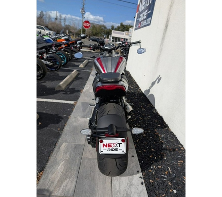 2022 Triumph Rocket 3 R Silver Ice Cranberry Red