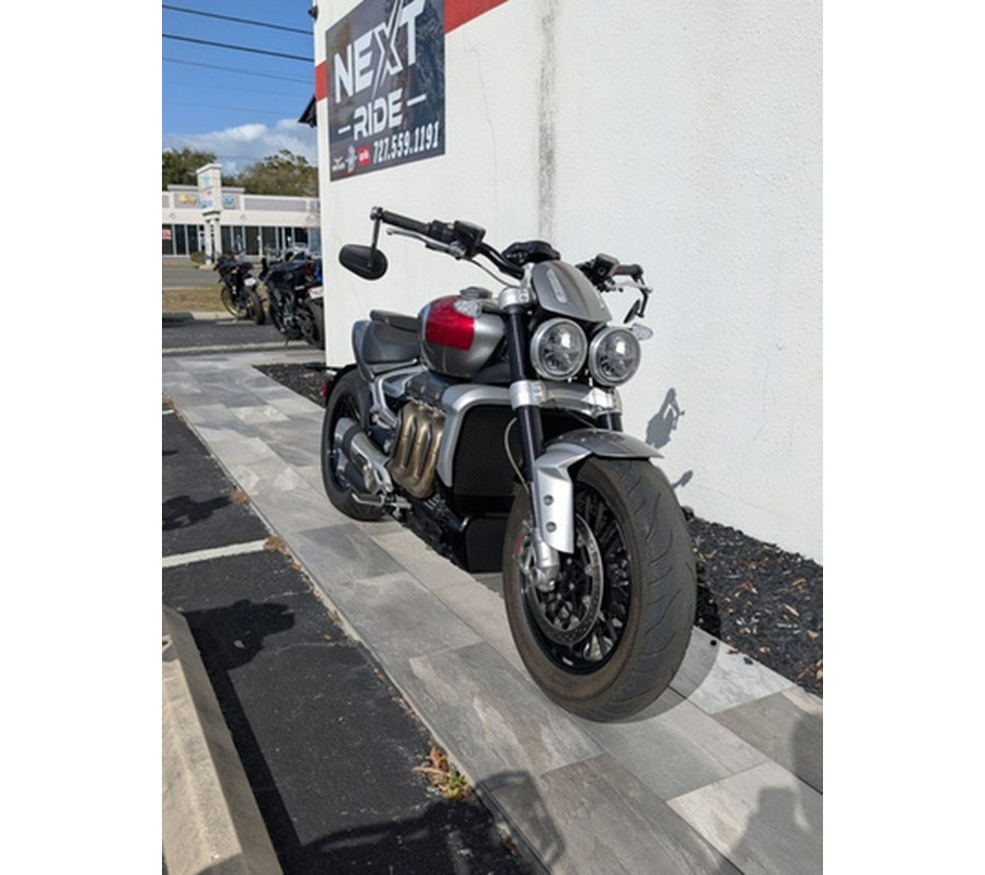 2022 Triumph Rocket 3 R Silver Ice Cranberry Red