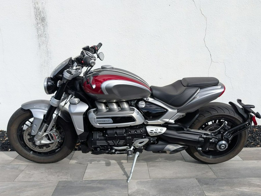 2022 Triumph Rocket 3 R Silver Ice Cranberry Red