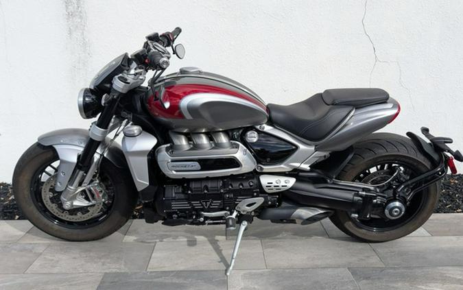 2022 Triumph Rocket 3 R Silver Ice Cranberry Red