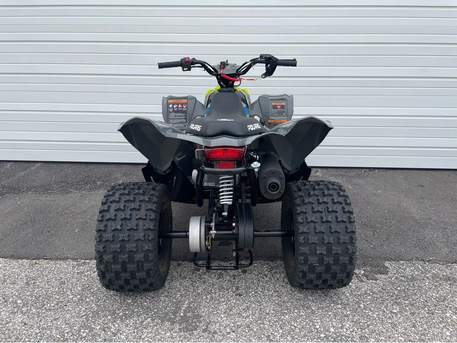 2023 Polaris Industries Outlaw 110 EFI Avalanche Gray/Lime Squeeze