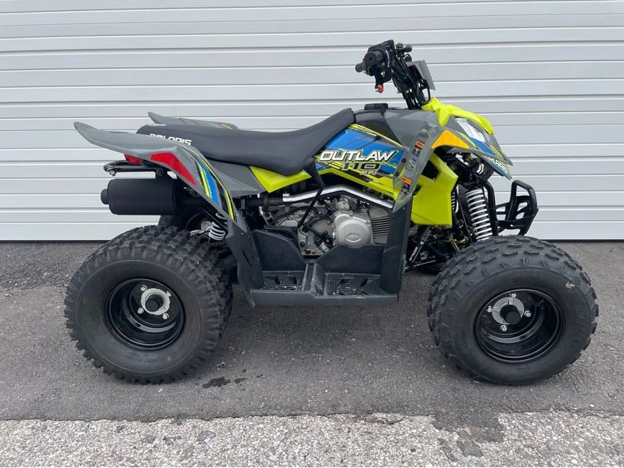 2023 Polaris Industries Outlaw 110 EFI Avalanche Gray/Lime Squeeze