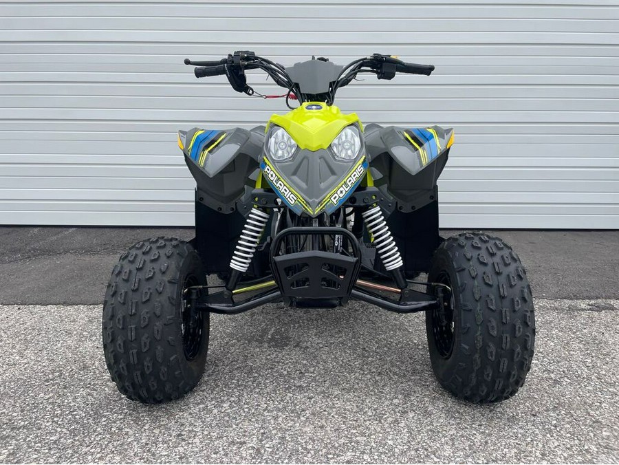 2023 Polaris Industries Outlaw 110 EFI Avalanche Gray/Lime Squeeze