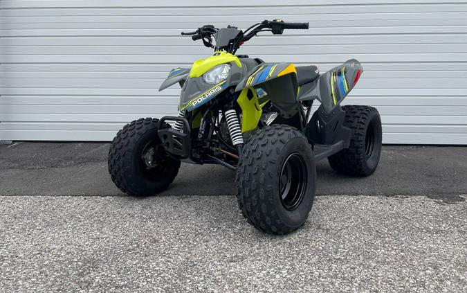 2023 Polaris Industries Outlaw 110 EFI Avalanche Gray/Lime Squeeze