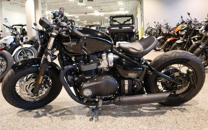 2020 Triumph Bonneville Bobber Black Jet Black